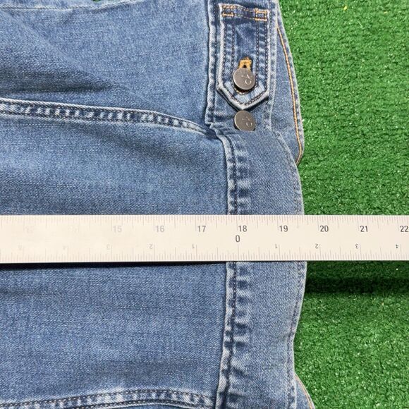 Calvin Klein Women’s S Jeans Classic Trucker Jacket Moonlight Dust Stretch Denim - Picture 12 of 16